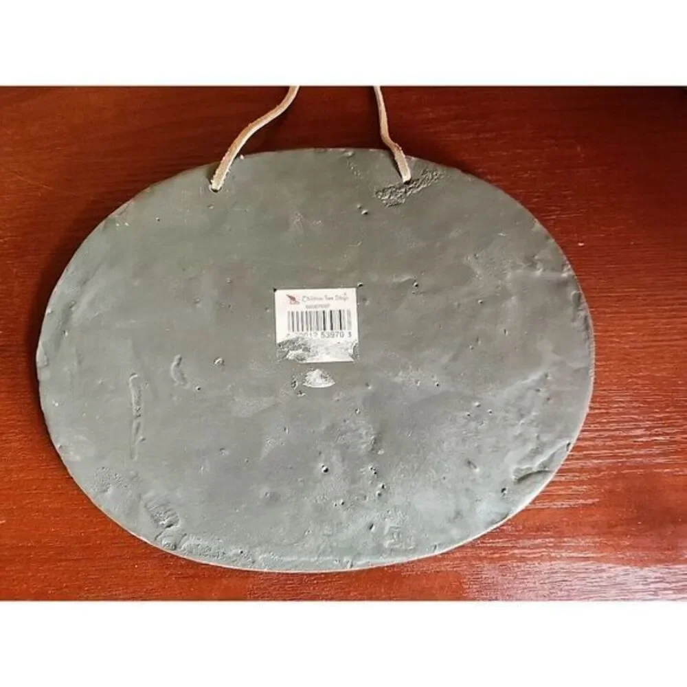WELCOME FRIENDS -BASKET‎ OF APPLES, plaque, w/ hanger